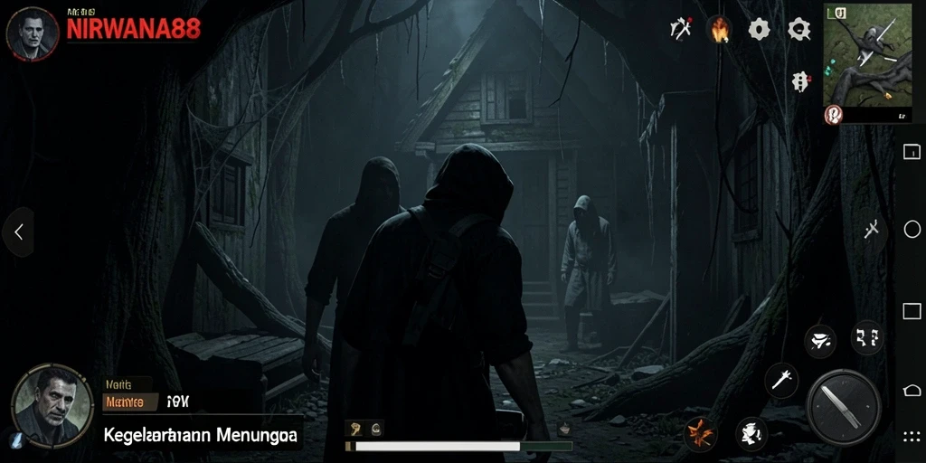 Gameplay NIRWANA88 yang penuh ketegangan dan horor.
